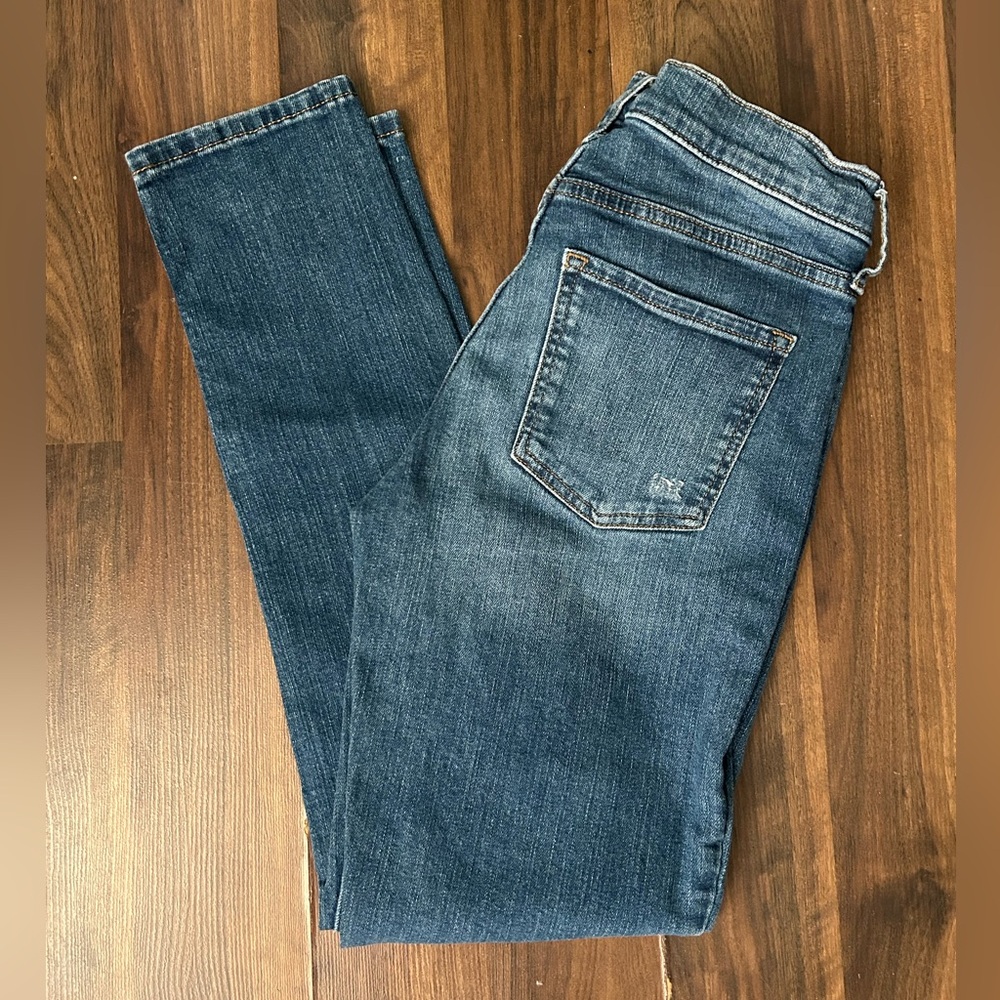 Banana Republic Dark Blue Straight Leg Jeans Size 25/0